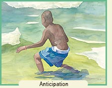 Watercolor painting - Anticipation