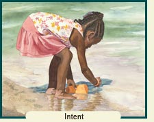 Watercolor painting - Intent