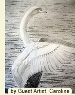 Guest artist painting by Caroline R. Age 14