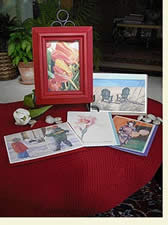 Watercolor reproduction cards