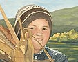 Watercolor painting - Harvest