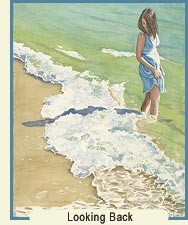 Watercolor painting - Looking Back