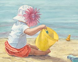 Watercolor painting - Child's Play
