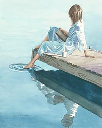 Watercolor painting - Stillness