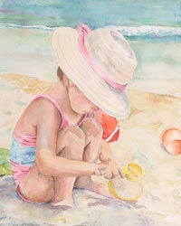 Watercolor painting - Surrounded by Protection