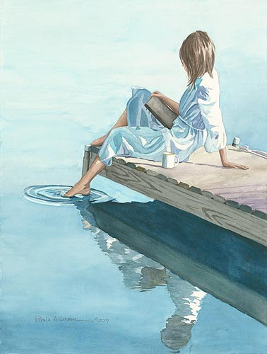 Watercolor painting - Stillness