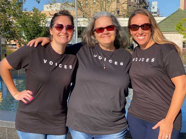 Three members of our Voices 2022 team